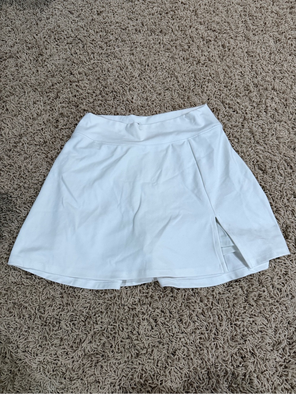 Gilly Hicks White Athletic Skort with Side Slit